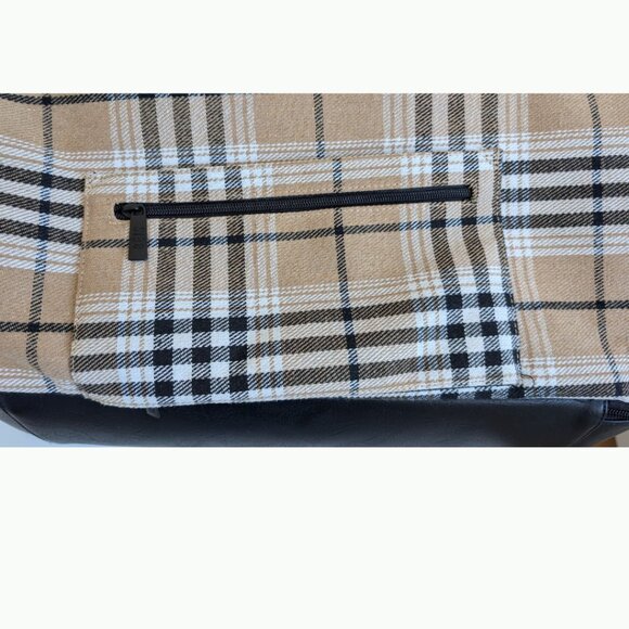 RARE BÉIS The Weekender Bag in Plaid - Limited Edition! Used Once - Like New - Picture 5 of 7
